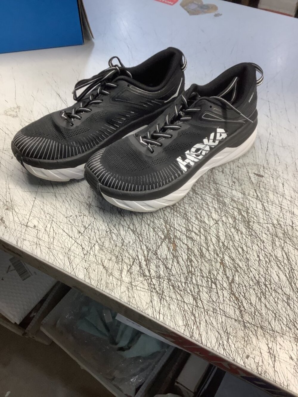 Hoka Bondi 8 D Wide Black White 1127954